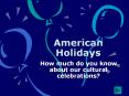 American Holidays PowerPoint PPT Presentation