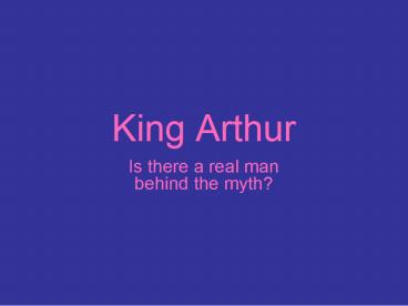 King Arthur