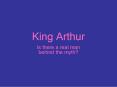 King Arthur PowerPoint PPT Presentation