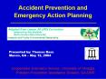 Accident Prevention and Emergency Action Planning PowerPoint PPT Presentation