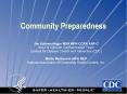 Community Preparedness PowerPoint PPT Presentation
