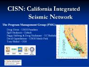 CISN: California Integrated Seismic Network
