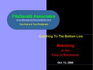 FitzGerald Associates www.ManagementConsultants.com Tom Horne