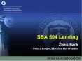 SBA 504 Lending PowerPoint PPT Presentation