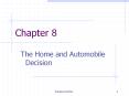 The Home and Automobile Decision