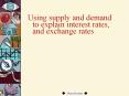 Using supply and demand to explain interest rates, and exchange rates PowerPoint PPT Presentation
