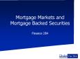 Mortgage Markets and Mortgage Backed Securities PowerPoint PPT Presentation