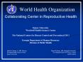Health Services Research, Education, and Community Service in Reproductive Health and Perinatal Care PowerPoint PPT Presentation