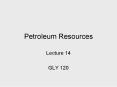Petroleum Resources PowerPoint PPT Presentation