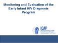 Monitoring and Evaluation of the Early Infant HIV Diagnosis Program PowerPoint PPT Presentation