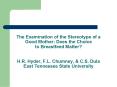 The Examination of the Stereotype of a Good Mother: Does the Choice to Breastfeed Matter H.R. Hyder, PowerPoint PPT Presentation
