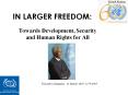 IN LARGER FREEDOM: PowerPoint PPT Presentation