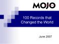 100 Records that Changed the World PowerPoint PPT Presentation