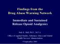 Findings from the Drug Abuse Warning Network PowerPoint PPT Presentation