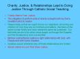 Charity, Justice, PowerPoint PPT Presentation
