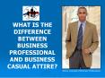 WHAT IS THE DIFFERENCE BETWEEN BUSINESS PROFESSIONAL AND BUSINESS CASUAL ATTIRE PowerPoint PPT Presentation