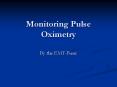 Monitoring Pulse Oximetry PowerPoint PPT Presentation