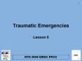 Traumatic Emergencies PowerPoint PPT Presentation