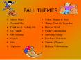 FALL THEMES PowerPoint PPT Presentation