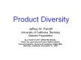 Product Diversity PowerPoint PPT Presentation