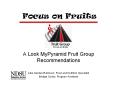 Focus on Fruits PowerPoint PPT Presentation