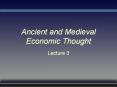 Ancient and Medieval Economic Thought PowerPoint PPT Presentation