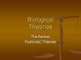 Biological Theories PowerPoint PPT Presentation