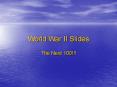 World War II Slides PowerPoint PPT Presentation