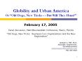 Globility and Urban America Or  PowerPoint PPT Presentation