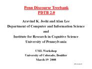 Penn Discourse Treebank PDTB 2.0