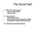 The Social Self