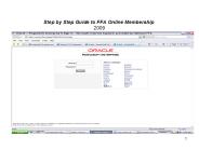 Step by Step Guide to FFA Online Membership