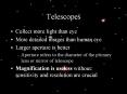 Telescopes PowerPoint PPT Presentation