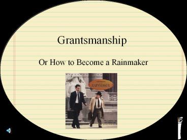 Grantsmanship