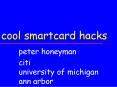 cool smartcard hacks PowerPoint PPT Presentation