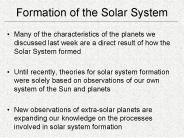 Formation of the Solar System