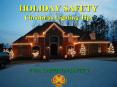 HOLIDAY SAFETY Christmas Lighting Tips PowerPoint PPT Presentation