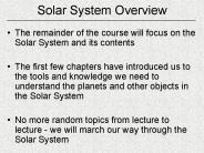 Solar System Overview