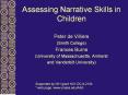 Assessing Narrative Skills in Children PowerPoint PPT Presentation