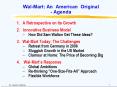 WalMart: An American Original Agenda PowerPoint PPT Presentation