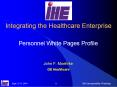 Integrating the Healthcare Enterprise PowerPoint PPT Presentation