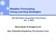 Weather Forecasting Using Learning Strategies PowerPoint PPT Presentation