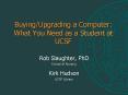 BuyingUpgrading a Computer: What You Need as a Student at UCSF PowerPoint PPT Presentation