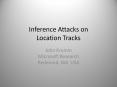 Inference Attacks on Location Tracks PowerPoint PPT Presentation