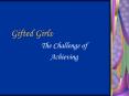 Gifted Girls: PowerPoint PPT Presentation