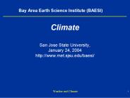 Bay Area Earth Science Institute BAESI