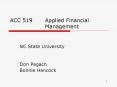 ACC 519 Applied Financial Management PowerPoint PPT Presentation
