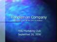 Handleman Company PowerPoint PPT Presentation