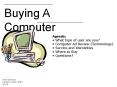 Buying A Computer PowerPoint PPT Presentation