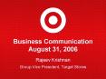 Business Communication August 31, 2006 PowerPoint PPT Presentation